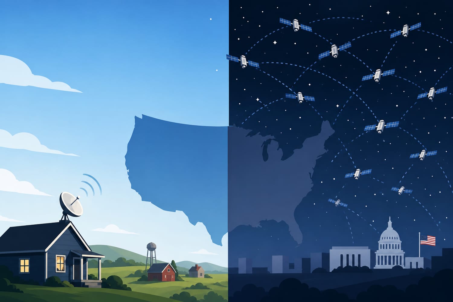 Satellite Internet: Bridging the Digital Divide or Crowding the Skies?